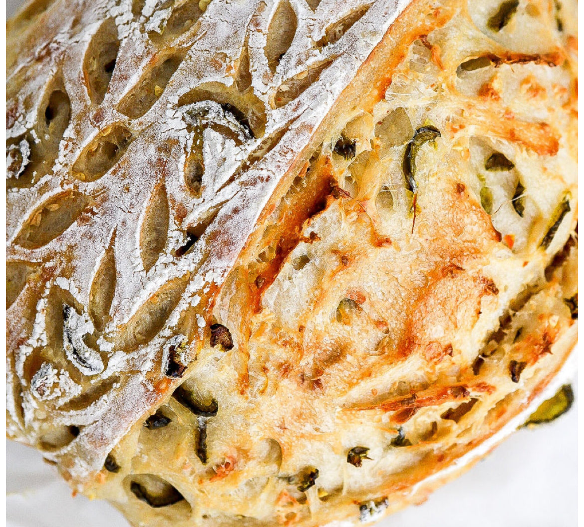 Cheddar Jalapeno Sourdough